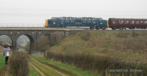 Deltic 55022 at Creeton